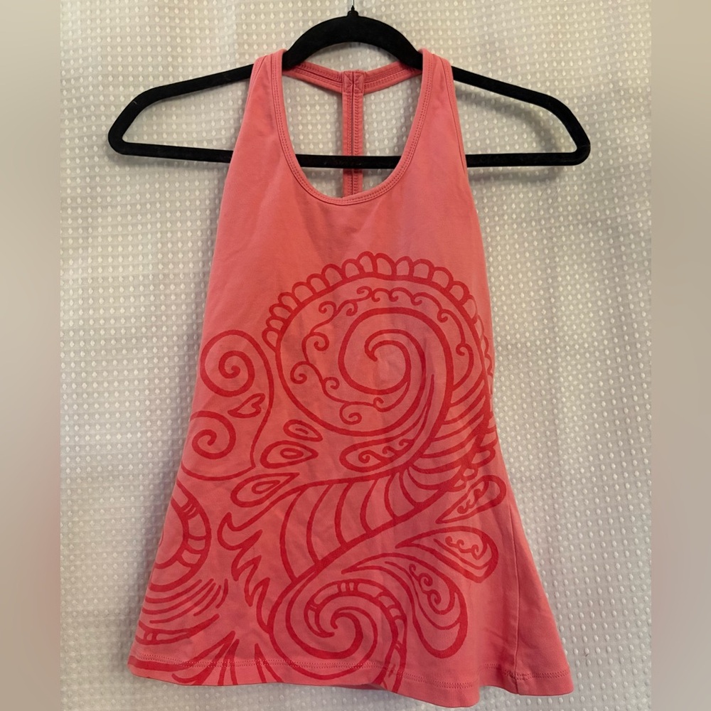 Pink Graphic Tank Top